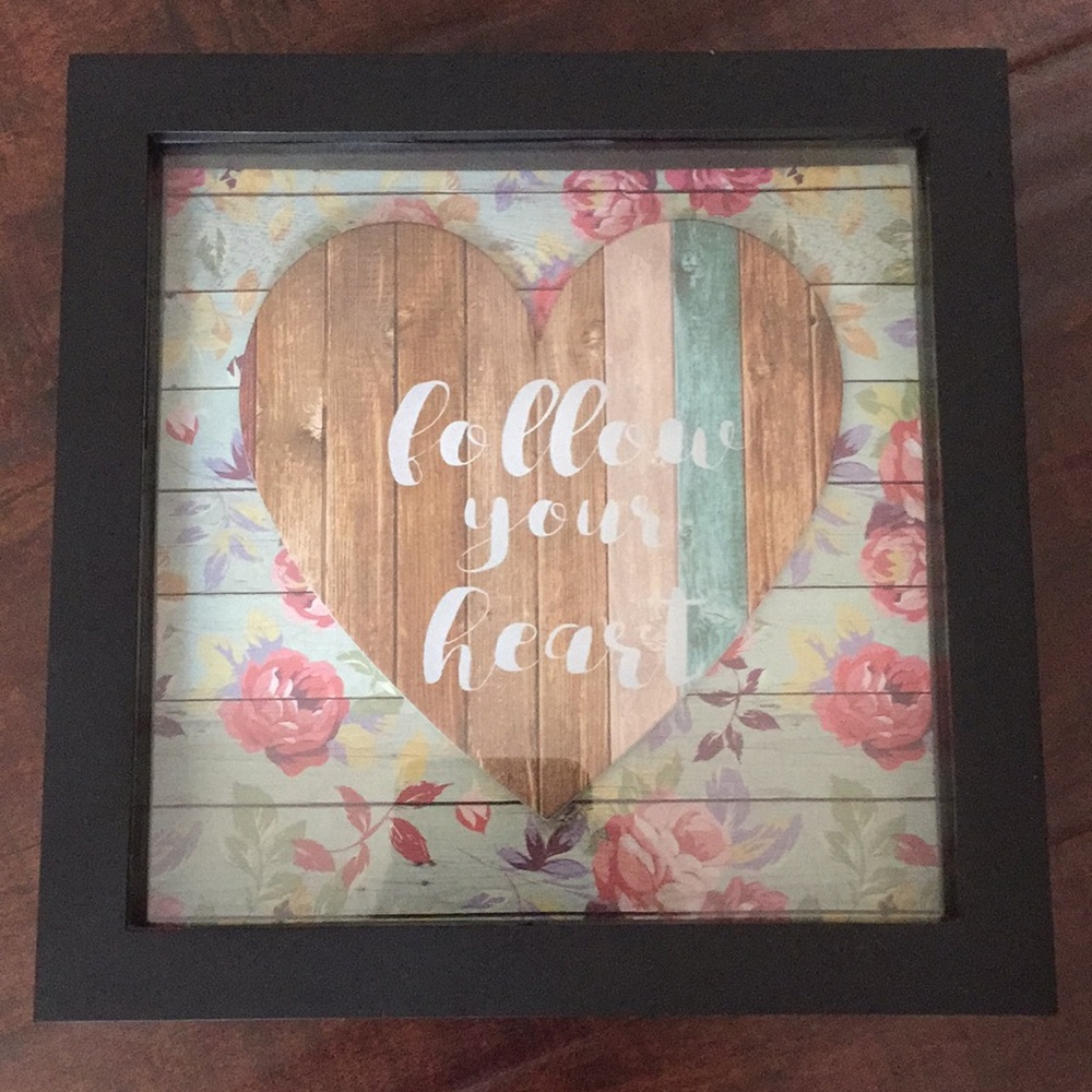 Follow your heart frame